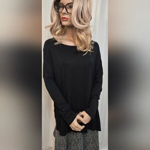 Stella Luce Classic Black Long Sleeve Top